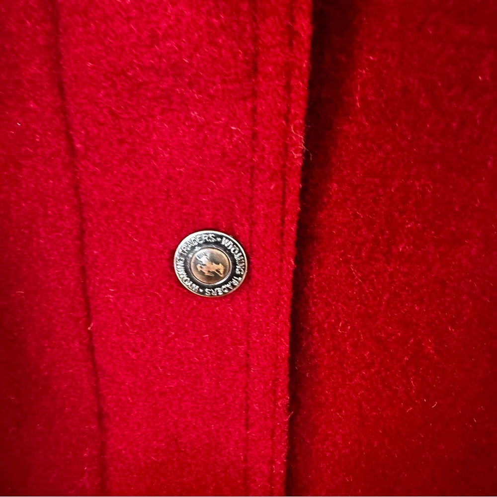 Wyoming Traders Women's Red Wool Vest - Picture 4 of 8